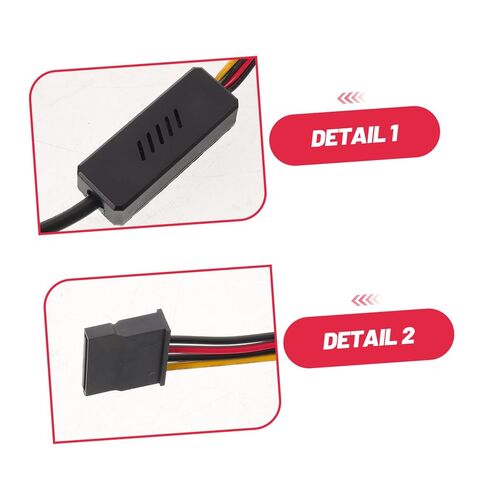 TOYANDONA Dc Female to Female Power Extension Adapter with Regulator Black in Saudi Arabia