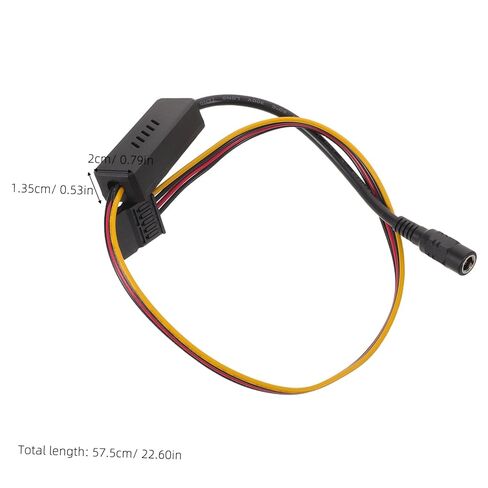 TOYANDONA Dc Female to Female Power Extension Adapter with Regulator Black in Saudi Arabia