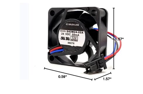 for D43M24-02A 24V 50MA 40X40X15MM 3-Wire Cooling Fan in Saudi Arabia