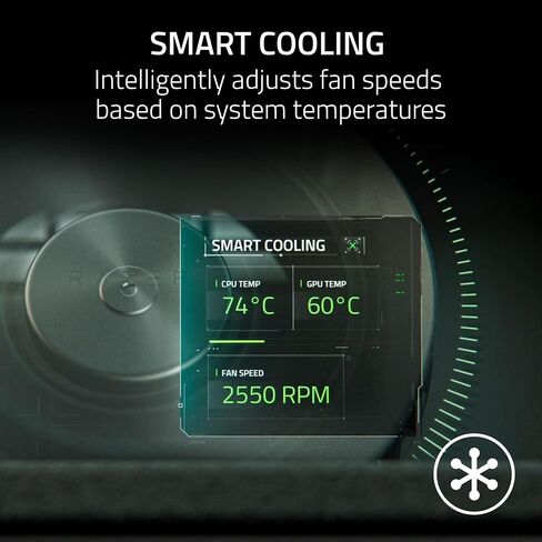 Razer Laptop Cooling Pad Adaptive Smart, Intelligent Fan Control in Saudi Arabia