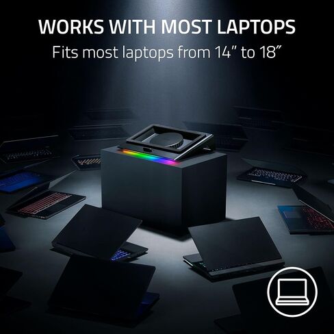 Razer Laptop Cooling Pad Adaptive Smart, Intelligent Fan Control in Saudi Arabia