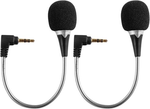 2pcs Mini Condenser Microphone with 3.5mm Jack and Metal in Saudi Arabia