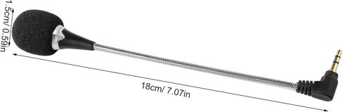 2pcs Mini Condenser Microphone with 3.5mm Jack and Metal in Saudi Arabia