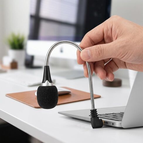 2pcs Mini Condenser Microphone with 3.5mm Jack and Metal in Saudi Arabia