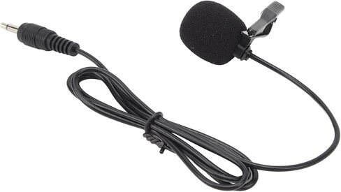 Lavalier Microphone Compact Lapel Microphone with Noise Cancelling for Laptop Recording in Saudi Arabia