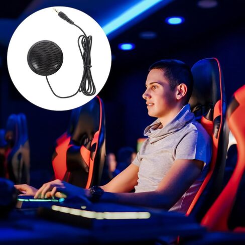 Omnidirectional Desk Microphone for Computer, Portable Compact Plastic in Saudi Arabia