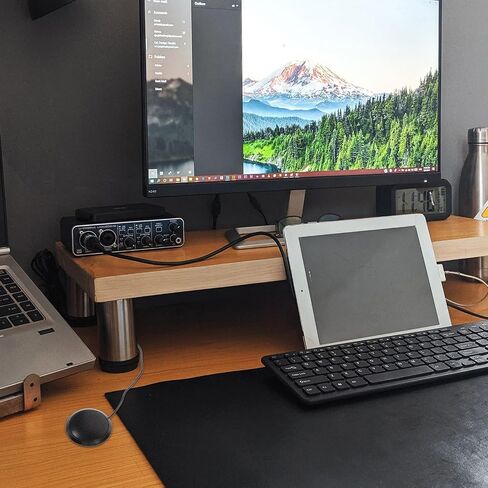 Omnidirectional Desk Microphone for Computer, Portable Compact Plastic in Saudi Arabia