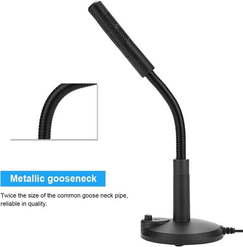 USB Microphone for Computer, Clear Sound Recording Support, Desktop Microphone, Plug & Play for Online Chat in Saudi Arabia