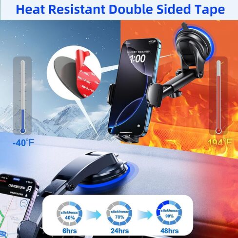 pop-tech 3m VHB Circle Adhesive Double Sided Tape for Suction Cup Mount, 4PCS 70mm (2.76“) Round Heat Resistant Heavy Duty Sticky Pads for Dashboard Phone Holder, Windshield Car Mount, DashCamera in Saudi Arabia