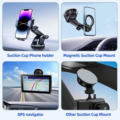 pop-tech 3m VHB Circle Adhesive Double Sided Tape for Suction Cup Mount, 4PCS 70mm (2.76“) Round Heat Resistant Heavy Duty Sticky Pads for Dashboard Phone Holder, Windshield Car Mount, DashCamera in Saudi Arabia