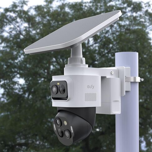 HOLACA Outdoor Pole Mounting Bracket Compatible with eufy PoE Bullet-PTZ Cam S4,eufy PoE NVR Security System S4 Max, eufy Security eufyCam S4 and eufy PoE Bullet E40 Camera (White) in Saudi Arabia