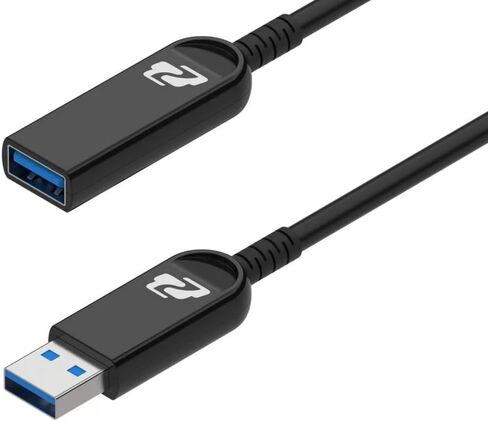 BZBGEAR USB 3.0 AM/AF Active Optical Extension Cable - 40m/132ft - BG-CAB-U3A40 in Saudi Arabia