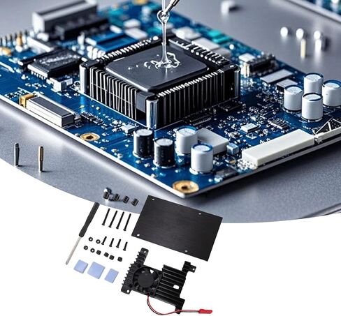 Alloy Pi 3B Development Board Case with Effective Cooling Fan for Optimal Performance in Saudi Arabia
