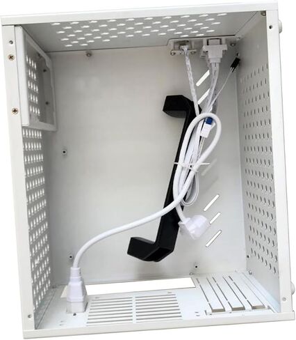 Cuifati F2 ITX Case Acrylic Side Panel, Supports MATX 190x 220mm and ITX 170x 170mm motherboards, 280mm GPU, 120mm Liquid Cooler, 5 Fans, 3 PCIe Slots, with ATX Power Supply up to in Saudi Arabia