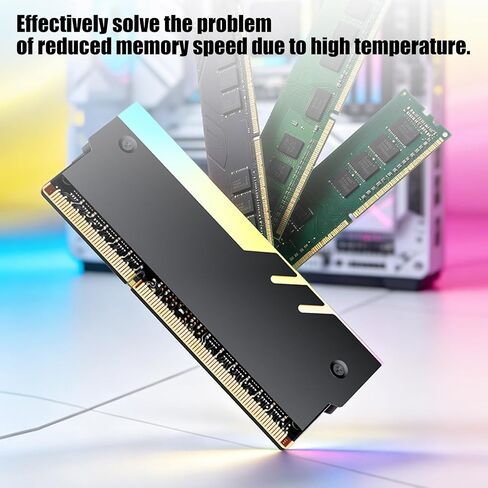 ARGB RAMs Heatsink Heat Spreader for DDR5 DDR4 DDR3 DDR2 in Saudi Arabia
