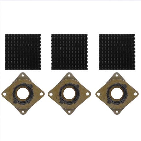 LiebeWH Heat Sink Aluminium Heatsink 3Pcs 40 X 40 X 11mm Aluminum in Saudi Arabia