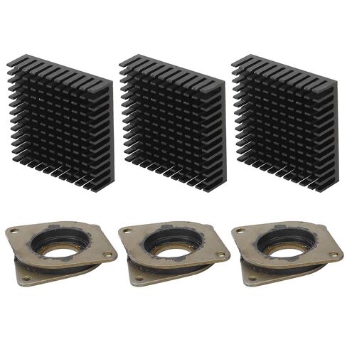 LiebeWH Heat Sink Aluminium Heatsink 3Pcs 40 X 40 X 11mm Aluminum in Saudi Arabia