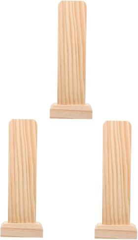 Alipis 3pcs Wooden Temple Tablet Frame for Ancestral Memorial Chinese Altar Decor Memorial Wall Plate Haunted House Prop Crafted from Wood in Saudi Arabia