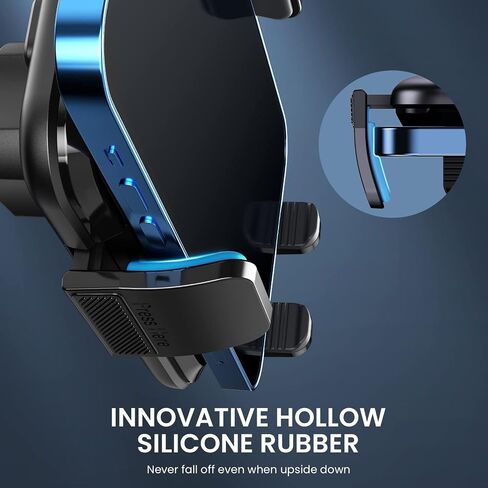 Qifutan Phone Mount for Car Vent [Upgraded Metal Clip] Cell Phone Holder Car Hands Free Cradle in Vehicle Car Phone Holder Mount for Smartphone, iPhone, Cell Phone Automobile Cradles Universal in Saudi Arabia