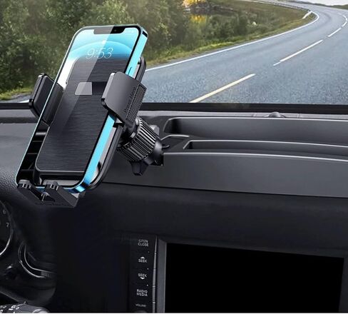 Qifutan Phone Mount for Car Vent [Upgraded Metal Clip] Cell Phone Holder Car Hands Free Cradle in Vehicle Car Phone Holder Mount for Smartphone, iPhone, Cell Phone Automobile Cradles Universal in Saudi Arabia