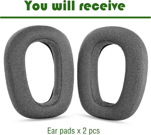 Zone Vibe 100 Replacement Earpads Cushion Compatible with Logitech Zone Vibe 100/125 Lightspeed Wireless Headset Ear Pads with Durable Fabric in Saudi Arabia