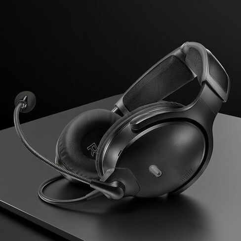 Lukvcoe Earpads for Bose A30 Aviation Headset, Protein Leather Black in Saudi Arabia