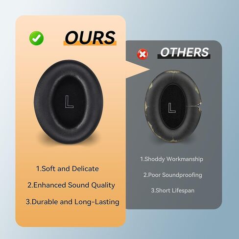 Lukvcoe Earpads for Bose A30 Aviation Headset, Protein Leather Black in Saudi Arabia