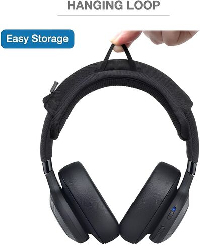 Headband Cushion Cover Compatible with JBL E65BTNC, Live 460NC, Live 500BT, Live 650BTNC, Live 770NC, Live 660NC, Duet NC, Live 670NC, 6mm Thick Cushion, No Wobble Zipper Slider, Hanging Loop in Saudi Arabia