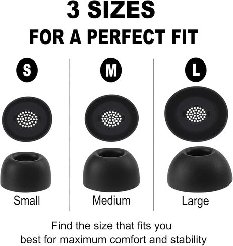 Replacement Ear Tips Compatible with Samsung Galaxy Buds 3 FE (2025) in Saudi Arabia