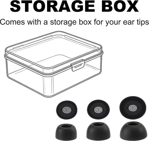 Replacement Ear Tips Compatible with Samsung Galaxy Buds 3 FE (2025) in Saudi Arabia