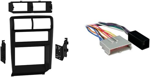 Metra Double DIN Radio Install Kit for 1994-2000 Ford Mustang with Wiring Harness for 1989-2000 Ford Premium Sound System in Saudi Arabia