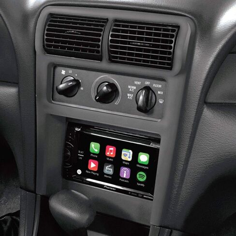 Metra Double DIN Radio Install Kit for 1994-2000 Ford Mustang with Wiring Harness for 1989-2000 Ford Premium Sound System in Saudi Arabia