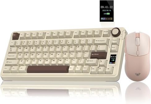 AULA Wireless Keyboard and Mouse Combo, S75 Pro Mechanical Keyboard+SC580 Wireless Mouse in Saudi Arabia