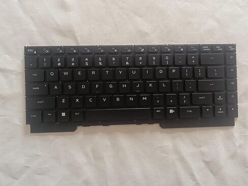 New Replacement Backlit Keyboard for Dell Alienware M16 R1 M16 R2 Series Laptop US Black with RGB Backlight in Saudi Arabia