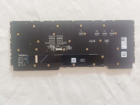 New Replacement Backlit Keyboard for Dell Alienware M16 R1 M16 R2 Series Laptop US Black with RGB Backlight in Saudi Arabia