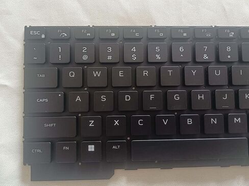 New Replacement Backlit Keyboard for Dell Alienware M16 R1 M16 R2 Series Laptop US Black with RGB Backlight in Saudi Arabia
