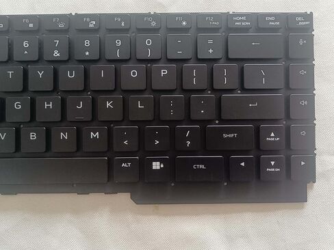 New Replacement Backlit Keyboard for Dell Alienware M16 R1 M16 R2 Series Laptop US Black with RGB Backlight in Saudi Arabia