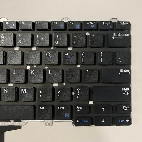 Laptop Replacement US Layout Keyboard for Dell Latitude E5450 E5470 E7450 E7470 7480 7490 5480 5488 3340 3350 Without Pointer No Backlight Black in Saudi Arabia
