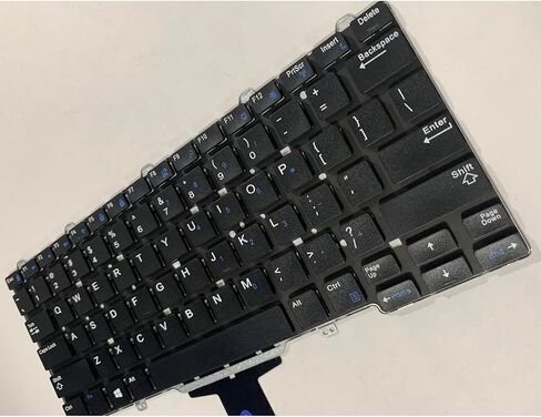 Laptop Replacement US Layout Keyboard for Dell Latitude E5450 E5470 E7450 E7470 7480 7490 5480 5488 3340 3350 Without Pointer No Backlight Black in Saudi Arabia