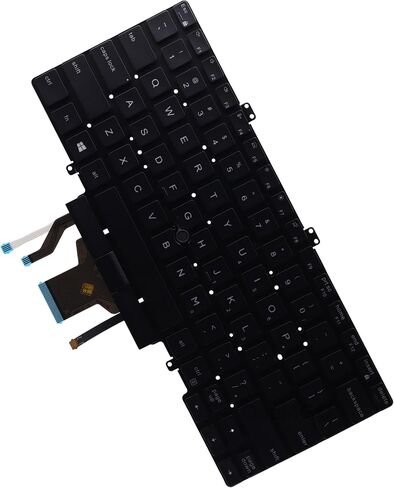 Deal4GO Dual Point Backlit Keyboard w/Mouse Buttons Stick 7D2R0 K0GVM Replacement for Dell Latitude 5400 5401 5410 5411 84-Keys in Saudi Arabia