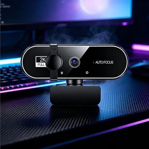 Camera with Noise-Canceling Microphone Camera for PC 2K Laptop in Saudi Arabia