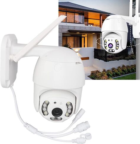 Wireless Webcam Outdoor Security Camera 3MP Dual Light 360 Degree Rotation Remote Monitor with IP66 Night for Home in Saudi Arabia