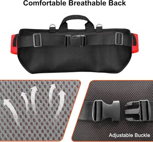Professional First Aid Waist Pack,Medical Trauma Bag with Reflective,Portable First Aid Fanny Pack - for Emergency at Home,Outdoors,Hiking,Red in Saudi Arabia