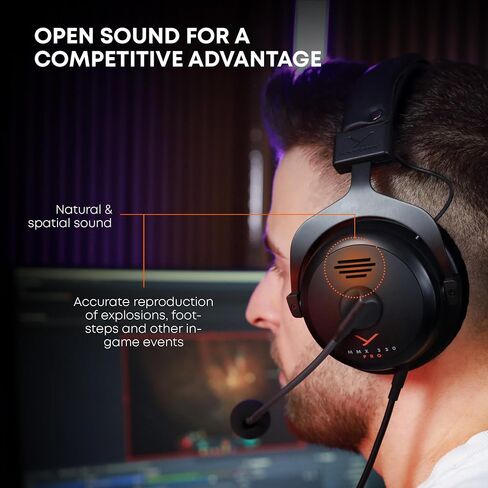 beyerdynamic MMX 330 Pro Wired Open-Back Gaming Headset, Condenser Mic in Saudi Arabia