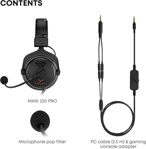 beyerdynamic MMX 330 Pro Wired Open-Back Gaming Headset, Condenser Mic in Saudi Arabia