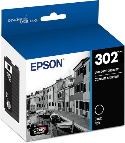 Epson 302 Claria Premium Ink Standard Capacity (T302020-S) Works with Expression XP-6000, 6100 in Saudi Arabia