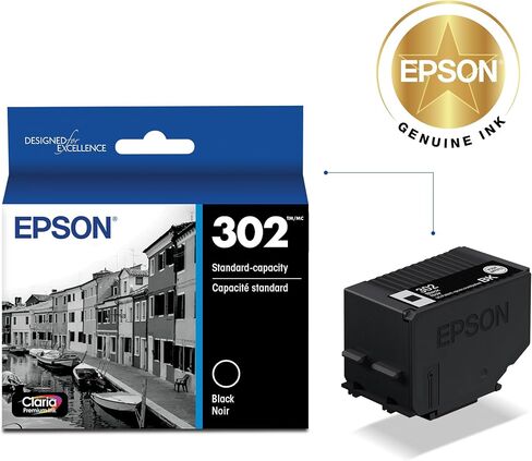 Epson 302 Claria Premium Ink Standard Capacity (T302020-S) Works with Expression XP-6000, 6100 in Saudi Arabia