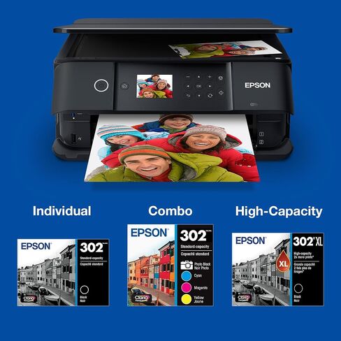 Epson 302 Claria Premium Ink Standard Capacity (T302020-S) Works with Expression XP-6000, 6100 in Saudi Arabia