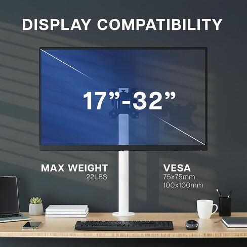 VIVO Black Pole Bracket Monitor Mount for 13-30 in Screen, MOUNT-POLE01 in Saudi Arabia