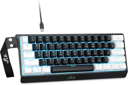 Rii 60% Wired Mechanical Keyboard, Linear Red Switch for Office, Gaming in Saudi Arabia